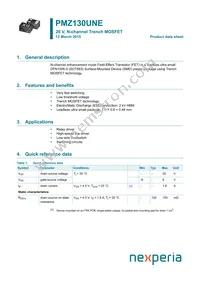 PMZ130UNEYL Datasheet Cover