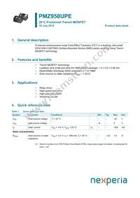 PMZ950UPEYL Datasheet Cover