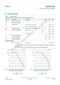 PMZ950UPEYL Datasheet Page 3