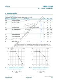 PMZB150UNEYL Datasheet Page 3