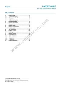 PMZB370UNE Datasheet Page 15