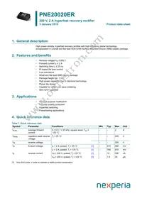 PNE20020ERX Datasheet Cover