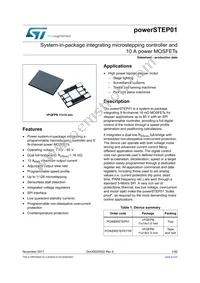 POWERSTEP01 Datasheet Cover