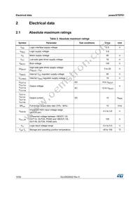 POWERSTEP01 Datasheet Page 10