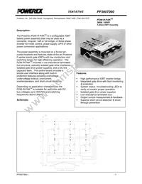 PP300T060 Datasheet Cover