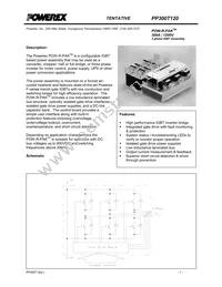 PP300T120 Datasheet Cover