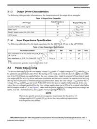 PPC8306SVMADDCA Datasheet Page 9