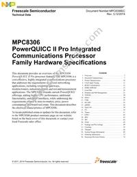 PPC8306VMADDCA Datasheet Cover