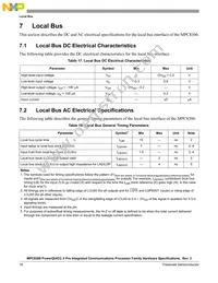 PPC8306VMADDCA Datasheet Page 18