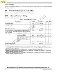 PPC8309VMAGDCA Datasheet Page 8