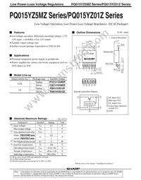 PQ015YZ01ZZ Datasheet Cover