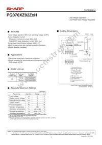 PQ070XZ02ZPH Datasheet Cover