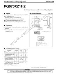 PQ070XZ1HZZH Datasheet Cover