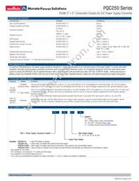 PQC250-24D Datasheet Page 3