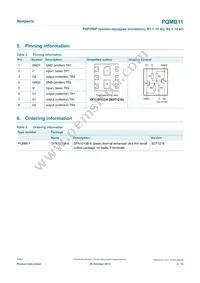 PQMB11Z Datasheet Page 2