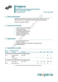 PQMD10Z Datasheet Cover