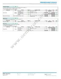 PRM48DH480T250A03 Datasheet Page 4