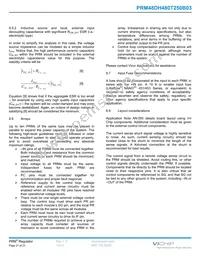 PRM48DH480T250B03 Datasheet Page 21