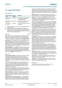 PRMB11Z Datasheet Page 12