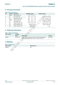 PRMH11Z Datasheet Page 2