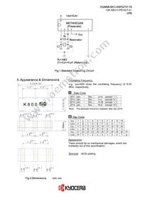 PRQC8.00CR1010V00L Datasheet Page 3