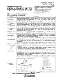 PRQV10.00CR1510Y00L Datasheet Page 4