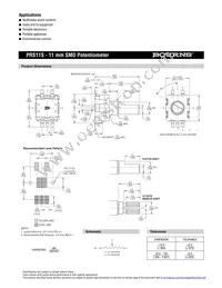 PRS11S-N20K-503B1 Datasheet Page 2