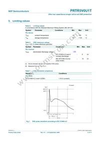 PRTR5V0U1T Datasheet Page 4