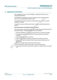 PRTR5V0U1T Datasheet Page 7