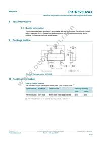 PRTR5V0U2AX Datasheet Page 7