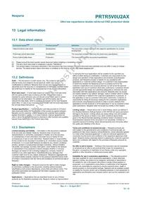 PRTR5V0U2AX Datasheet Page 10