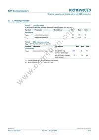 PRTR5V0U2D Datasheet Page 4