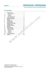 PRTR5V0U2K Datasheet Page 12