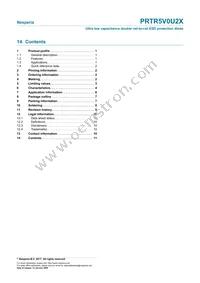 PRTR5V0U2X Datasheet Page 11