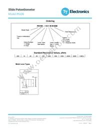 PS100-1B1CR10K Datasheet Page 2