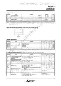 PS11012 Datasheet Page 3