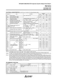 PS11013 Datasheet Page 4