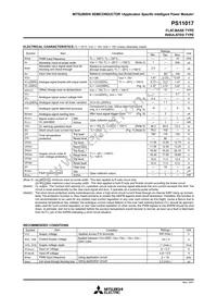PS11017 Datasheet Page 4