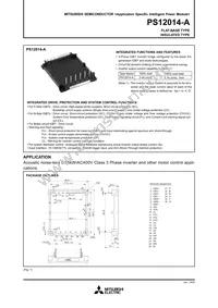 PS12014-A Datasheet Cover