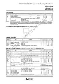 PS12014-A Datasheet Page 3