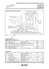 PS12017-A Datasheet Page 2