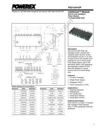 PS21244-EP Datasheet Cover