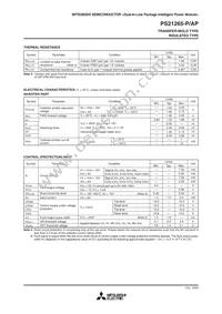 PS21265-AP Datasheet Page 4