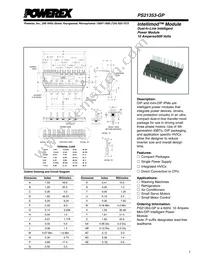 PS21353-GP Datasheet Cover