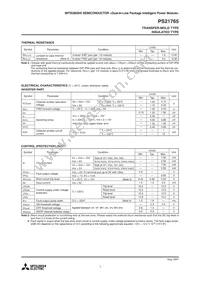 PS21765 Datasheet Page 3