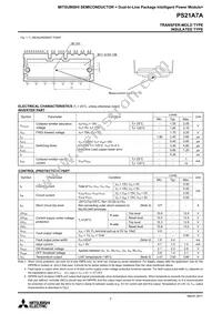 PS21A7A Datasheet Page 2