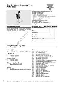 PS21M-US11RT-M00 Datasheet Cover