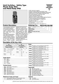 PS21S-NT1105-T00 Datasheet Cover