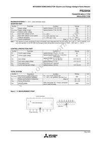 PS22054 Datasheet Page 3