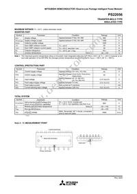 PS22056 Datasheet Page 3